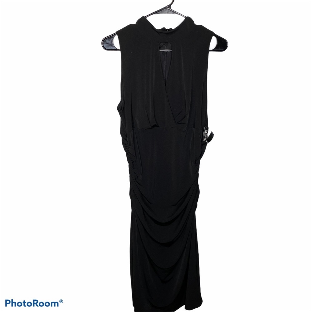 New York and Company slinky black dress XL NWT